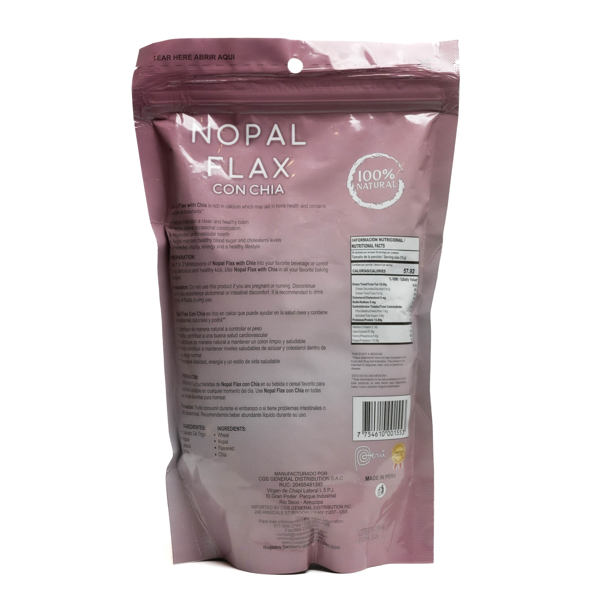 Nopal Flax Chia - Image 3