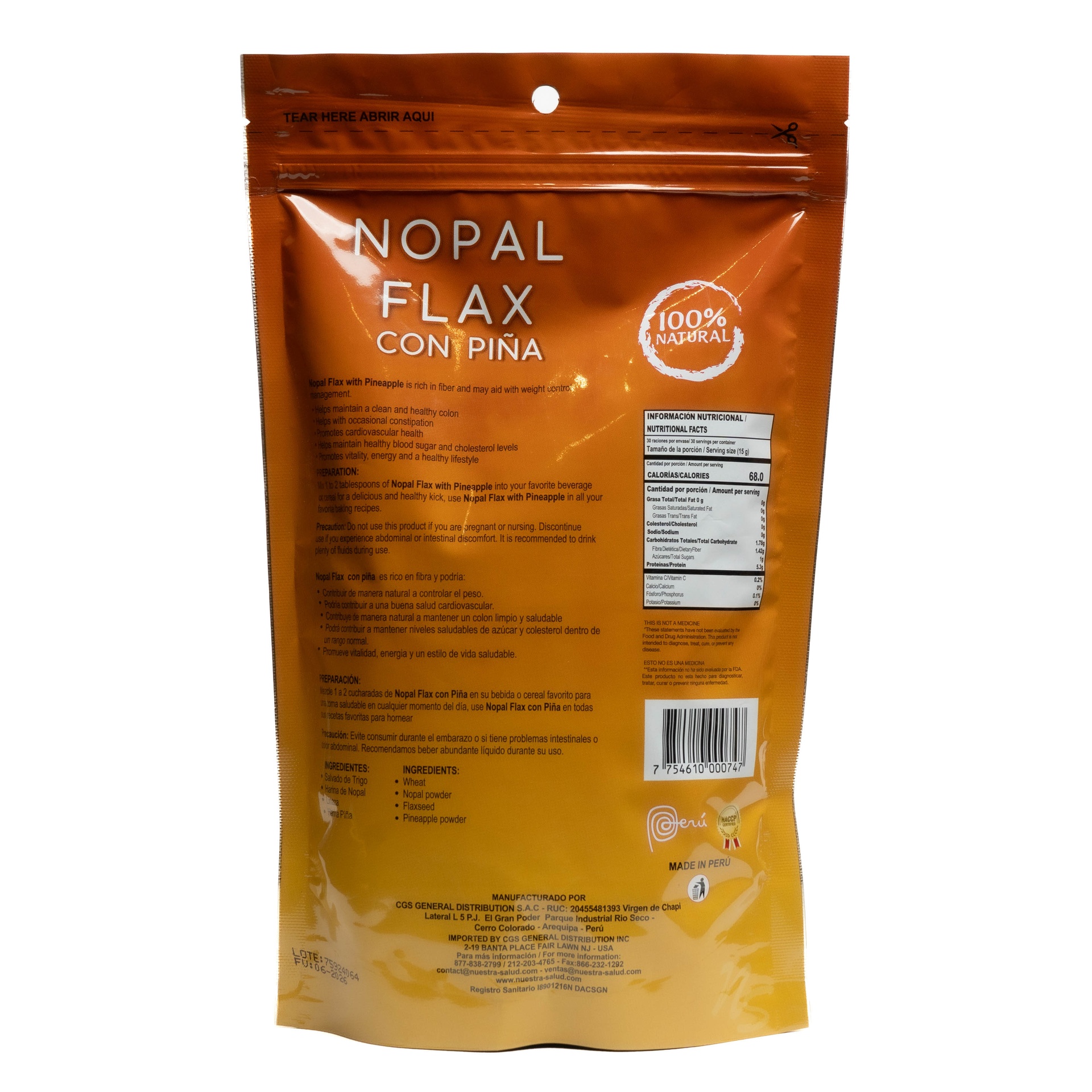 Nopal Flax Piña - Image 3