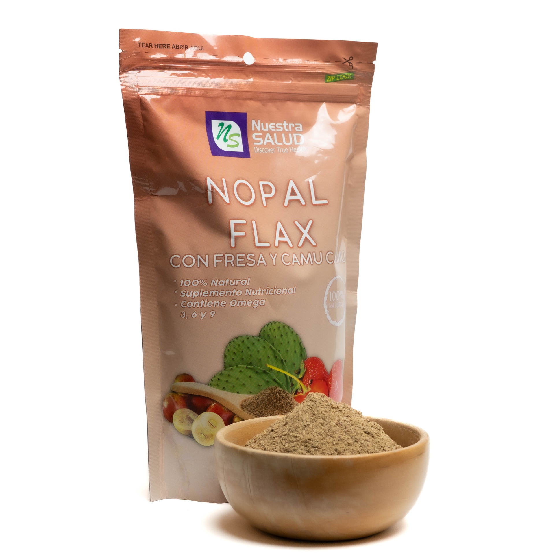 Nopal Flax Fresa y Camu Camu - Image 2